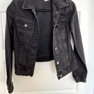 Bershka Black Denim Jacket